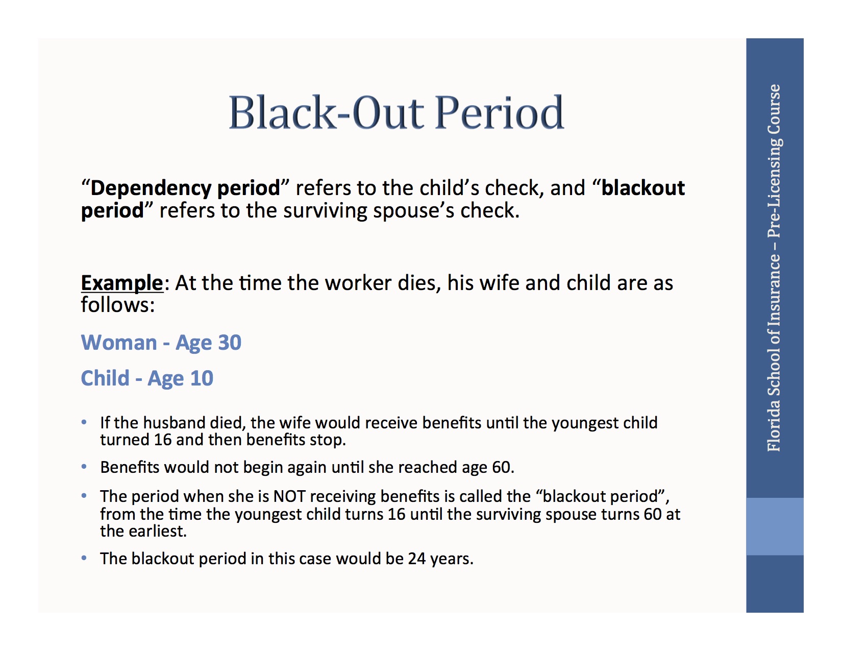 Black-out Period