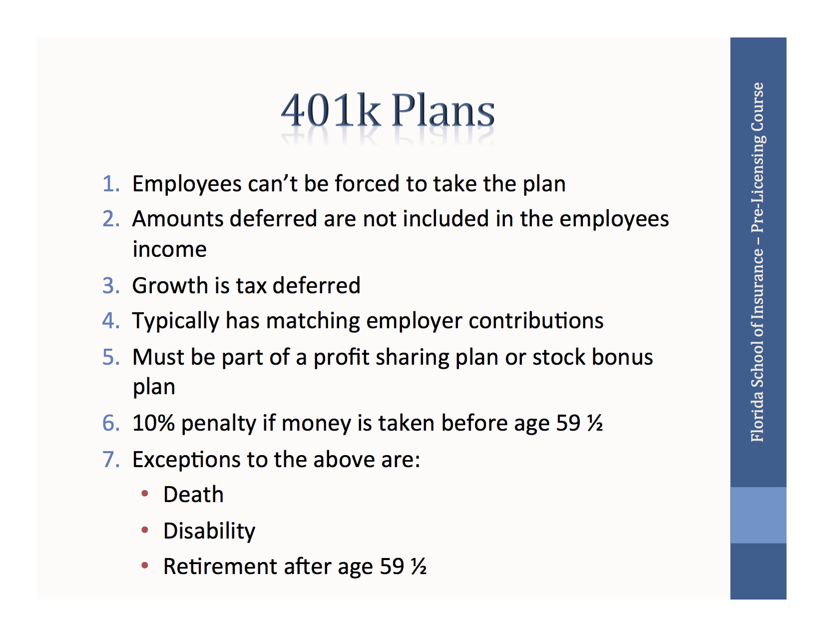 401k Plans