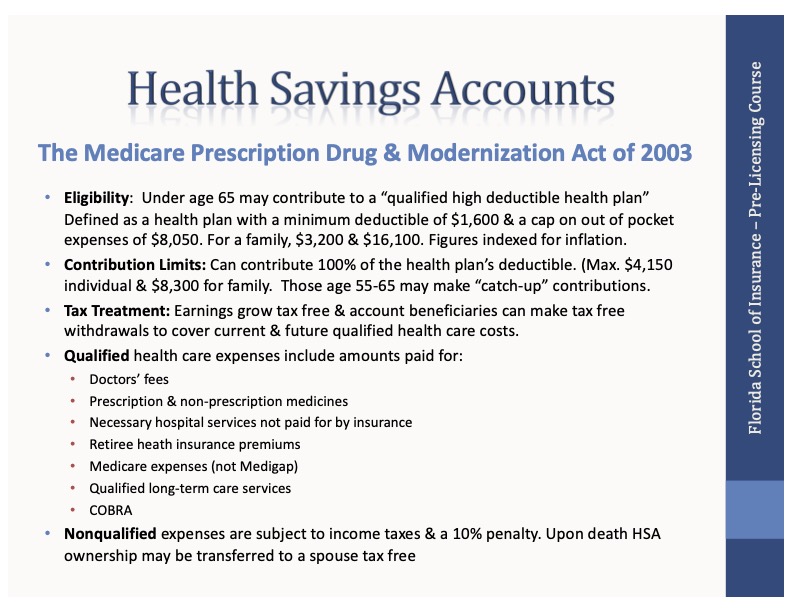 Health Savings Accounts