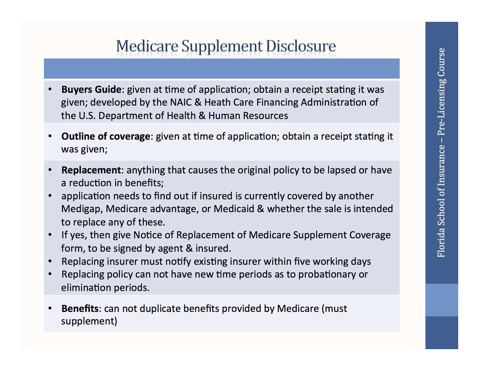 Elements of an Insurance Contract