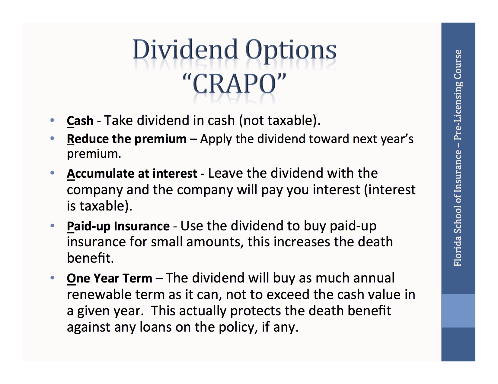 Elements of an Insurance Contract